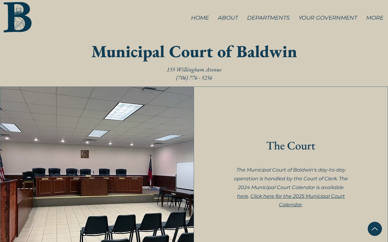 Baldwin court docket and Municipal Court information